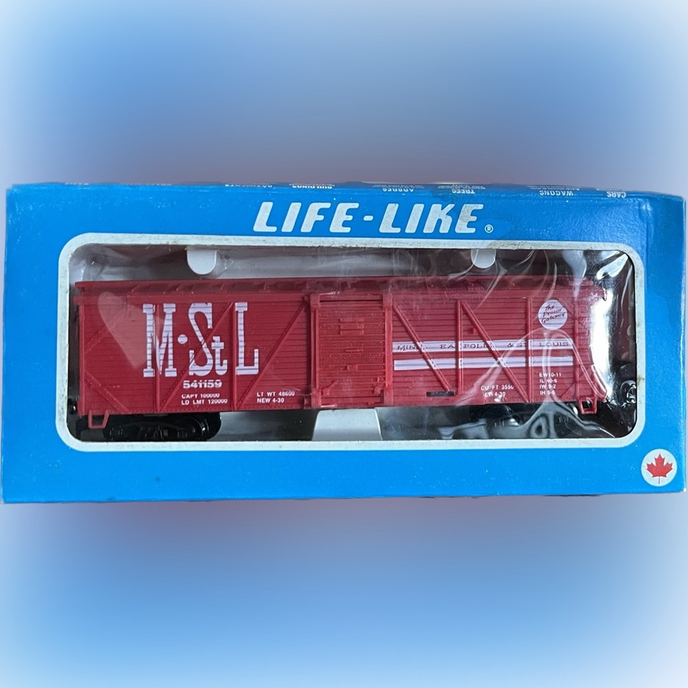 🎈2/$30 - Life-Like Minneapolis & St Louis Freight Train Boxcar